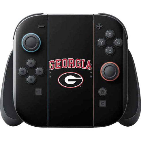 University of Georgia Collegiate Text Nintendo Switch 2 (2025) with Joy-Con Skin